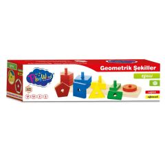 Eğitici Ve Sağlıklı Ahşap Geometrik Şekiller Eğitici Oyuncak ONY-305