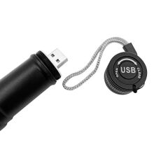 Polis Fener USB Şarjlı El Feneri Uzun Menzilli Zomlu Acil Durum Feneri Alüminyum Gövde 1000 Lümen-PT4060