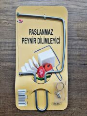 Geseus Beyaz Peynir Kaşar Peynir Dilimleyici Paslanmaz Çelik 2Ad Yedek Telli
