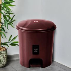Motek Elit Pedallı Plastik Çöp Kovası İç Kovalıı 22 Lt-Mürdüm