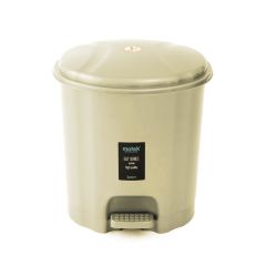 Motek Elit Pedallı Plastik Çöp Kovası İç Kovalıı 22 Lt-Krem