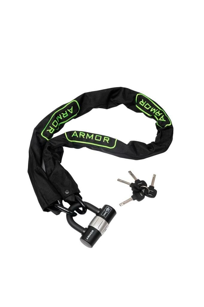 Armor Motosiklet İçin Yüksek Güvenlikli Dövme Çelik Zincir Kilit 10mmx1.20Mt-810 MV