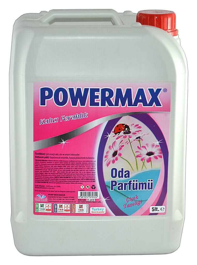 Powermax Oda Ve Çamaşır Parfümü Hava Şartlandırıcı 4x5 KG