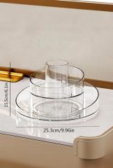 Geseus Makyaj Düzenleyici Organizer 360° Dönebilen Makyaj Standı Şeffaf