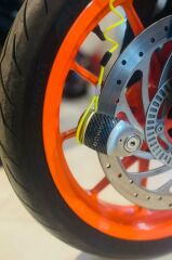 Armor 610 MVA 10 mm Alarmlı Çelik Disk Kilit Motorsiklet Kilidi+Hatırlatma Kablosu