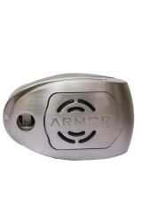 Armor 610 MVA 10 mm Alarmlı Çelik Disk Kilit Motorsiklet Kilidi+Hatırlatma Kablosu