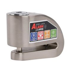 Armor Alarmlı Motorsiklet Disk Kilidi Çelik Gövde 606 Mva 6mm-İnox