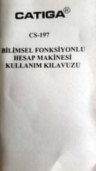 Catıga CS197 Programlanabilir Bilimsel Fonksiyonlu Mühendislik Hesap Makinası