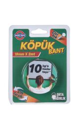 Boss Köpük Bant Montaj Aksesuar Yapıştırma Bandı 19mmx2mt 10KG Taşır