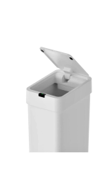 Sensörlü Otomatik Slim Çöp Kovası 9 Litre Plastik Beyaz Yerli Üretim