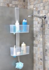 Primanova İki Gözlü Portatif Duşakabin Rafı Şampuanlık N34