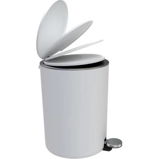 Primanova Lenox 5 Litre Pedallı Çöp Kovası İç kovalı