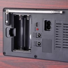 Nostaljik Ahşap Şarjlı 3 Bant Büyük Boy Radyo,Tf,Usb Girişli,Fm Radyo,Bluetooth Bağlantılı- R-1918BT