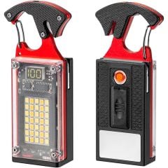 Anahtarlık Kamp Lambası,Elektronik Ateşleyici,Emmiyet Kemer Kesici,Çok Fonksiyonlu Fener,Tornavida