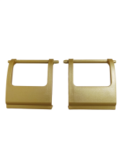 Motek Gold Çamaşır Sepeti Yedek Parça Seti 40LT 80LT Uyumlu 2Ad Golt Buton+2Ad Golt Yan Klips