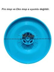 Motek Turbo Sap Yedek Disk Döner Başlıklı Mop Setler İçindir Sadece Yuvarlak Disk Kısmıdır