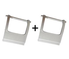 Motek Çamaşır Sepeti Yedek Parça Seti 40LT 80LT Tümüne Uyumlu 2Ad Buton+2Ad Yan Klips