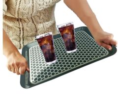 Kaydırmaz Tabanlı Servis Tepsi Sunum Tepsisi Orta Boy-1136-01