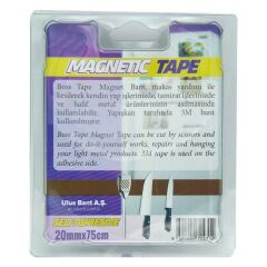 Geseus Boss Yapışkanlı Magnet Mıknatıs Kesilebilir Bant 20mmx75cm