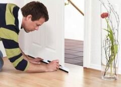 Geseus Kapı Altı Fırçası Kapı Altı Süpürgesi Kendinden Yapışkanlı 1Metre