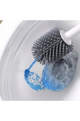 Sensörlü Otomatik Plastik Çöp Kovası 12 Litre + Deterjan Hazneli Silikon Klozet Fırçası