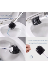 Sensörlü Otomatik Plastik Çöp Kovası 12 Litre + Deterjan Hazneli Silikon Klozet Fırçası