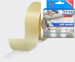 Halı kaydırmaz bant boss çift taraflı halı,kilim,paspas kaydırmaz/50mmX5MT-1Ad