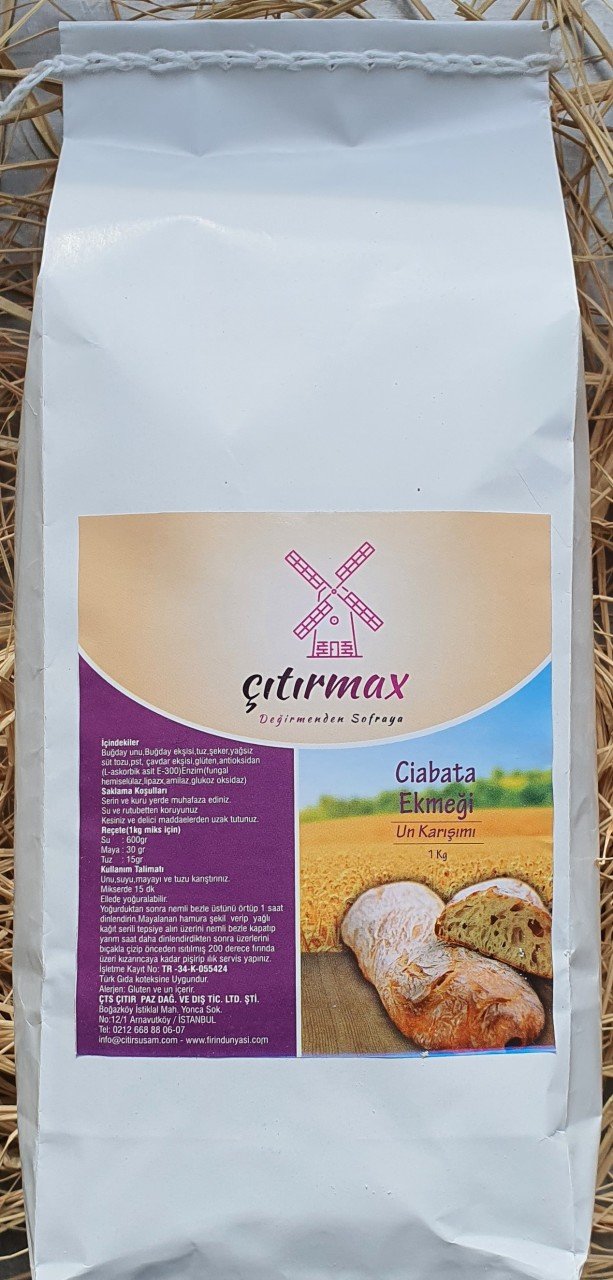 CİABATA EKMEĞİ UNLU KARIŞIMI 1 KG