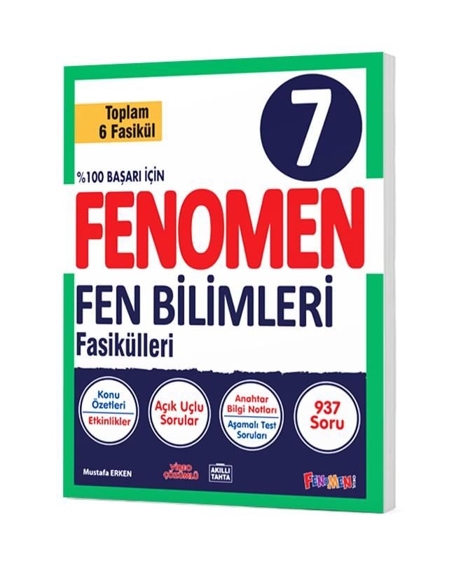FENOMEN 7 FEN BİLİMLERİ FASİKÜLLERİ (TOPLAM 6 FASİKÜL)