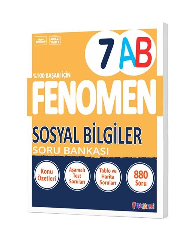 FENOMEN 7 SOSYAL BİLGİLER SORU BANKASI (A-B)