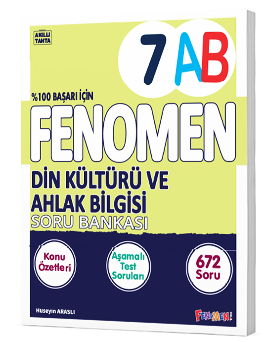 FENOMEN 7 DİN KÜLTÜRÜ VE AHLAK BİLGİSİ KONU ÖZETLİ SORU BANKASI (A-B)