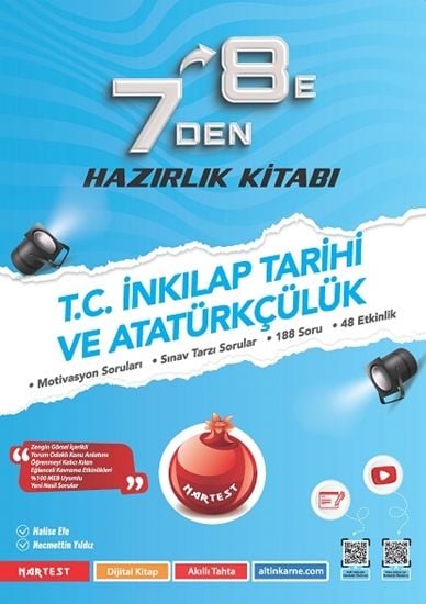 Nartest 7 Den 8 E T.c. İnkılap Tarihi Ve Atatürkçülük Hazırlık Kitabı