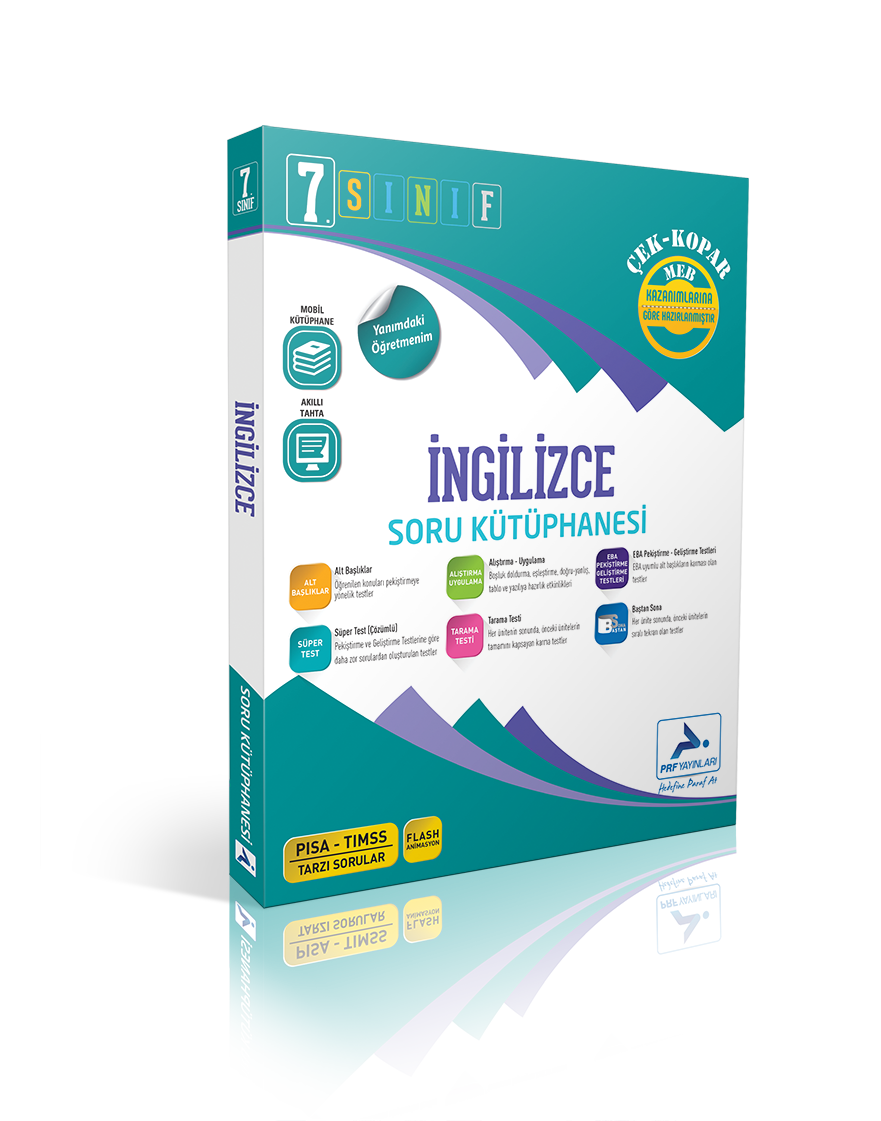 PARAF 7. SINIF İNGİLİZCE SORU KÜTÜPHANESİ