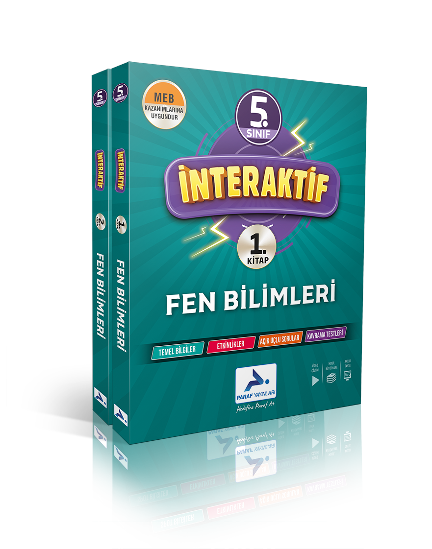 PARAF 5.SINIF İNTERAKTİF FEN BİLİMLERİ SORU BANKASI