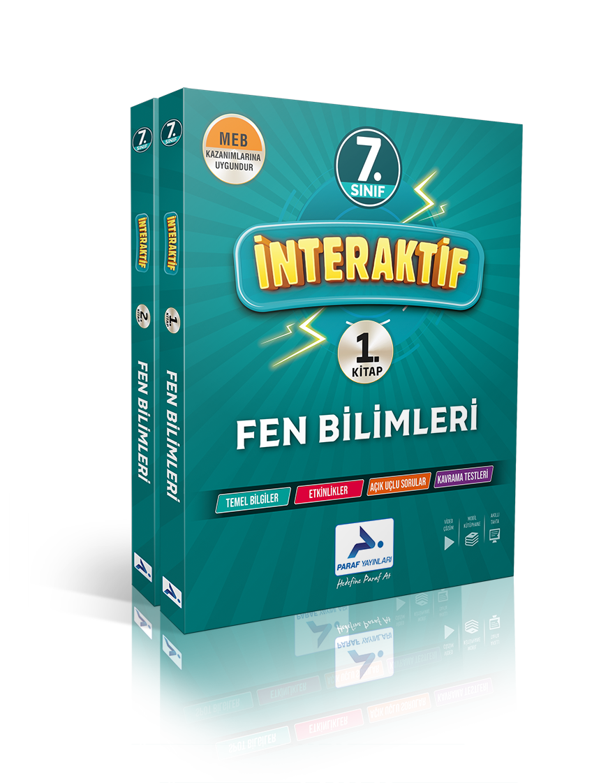 PARAF 7.SINIF İNTERAKTİF FEN BİLİMLERİ SORU BANKAS