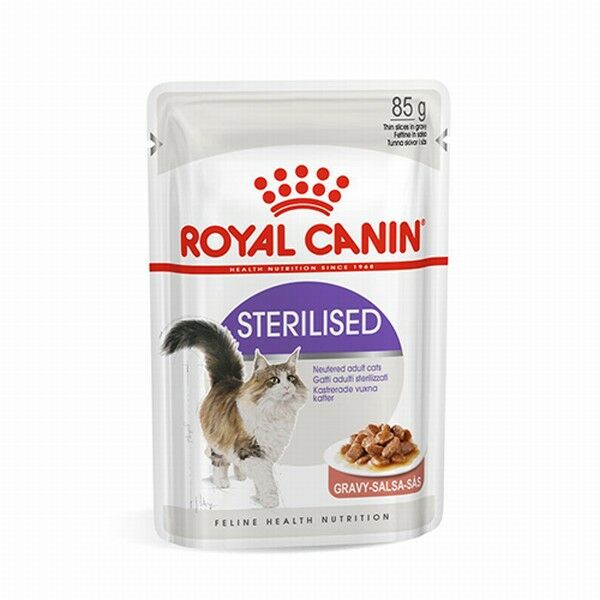 Royal Canin Sterilised Gravy Pouch Kısırlaştırılmış Kedi Konservesi 6 Adet 85 Gr