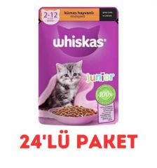 Whiskas Kümes Hayvanlı Yavru Yaş Kedi Maması 85 Gr 24'Lü Paket