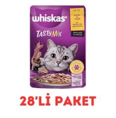 Whiskas Tasty Mix Kuzulu Ve Hindili Yaş Kedi Maması 85 Gr 28'Li Paket