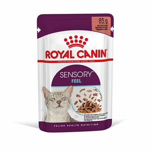 Royal Canin Sensory Feel in Gravy Adult Yetişkin Kedi Konservesi 6 Adet 85 Gr