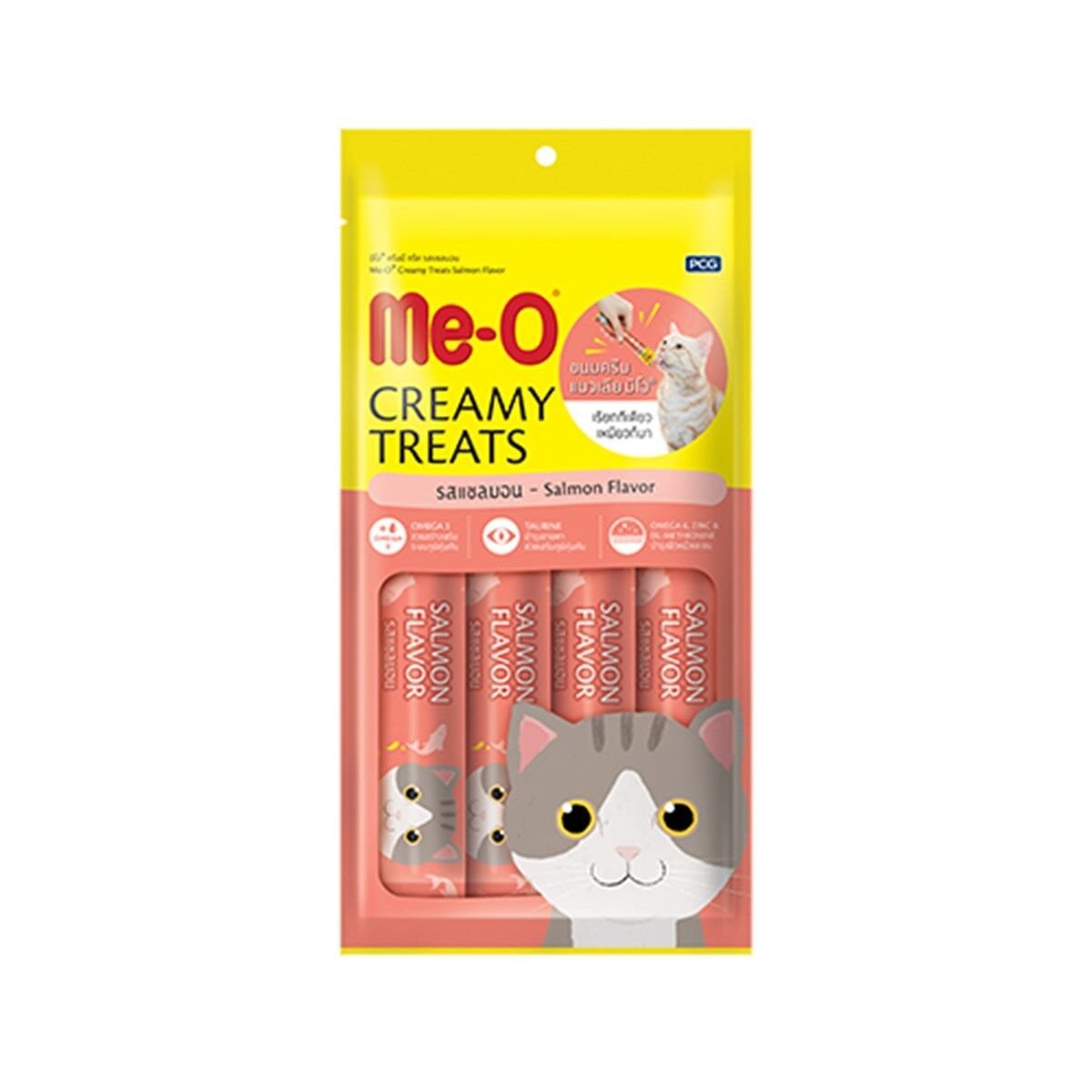Me-O Creamy Somon Balıklı Sıvı Kedi Ödülü  4x15 Gr