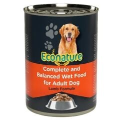 Econature Kuzu Etli Yetişkin Köpek Konservesi 400 Gr