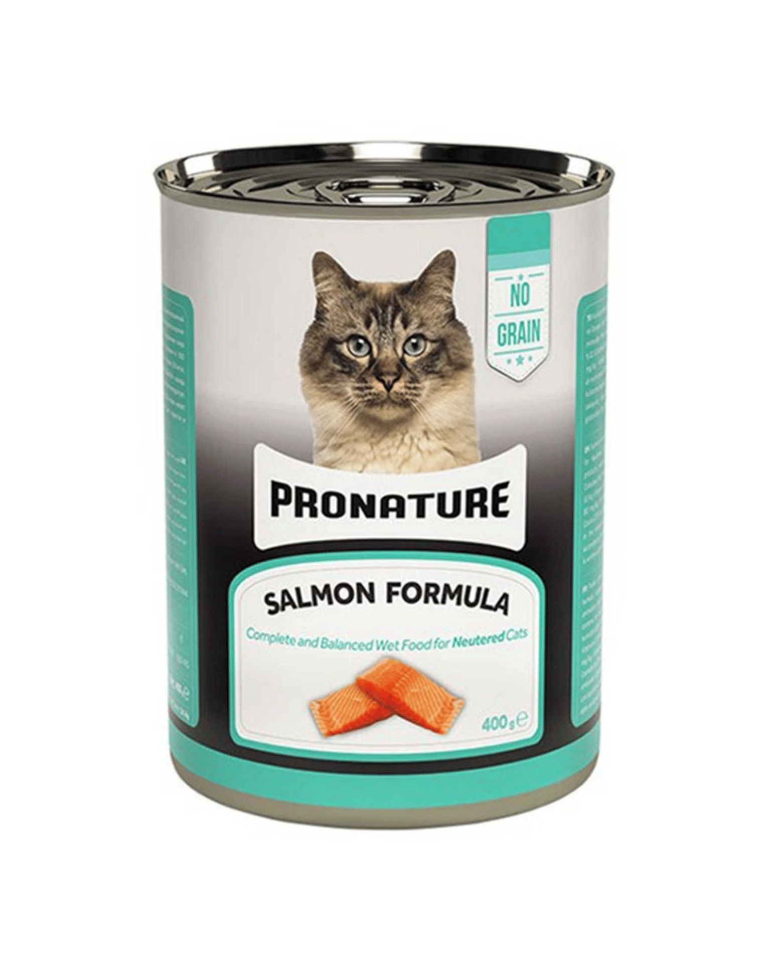 Pronature Tahılsız Somonlu Kısırlaştırılmış Yetişkin Kedi Konservesi 400 Gr