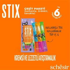 Schesir Stick Karışık Lezzetli Krema Ödülü 6 x 15 Gr