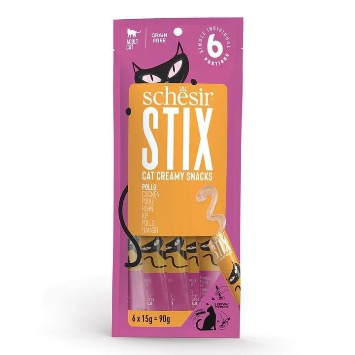 Schesir Stick Tavuklu Kedi Ödülü 6 x 15 Gr