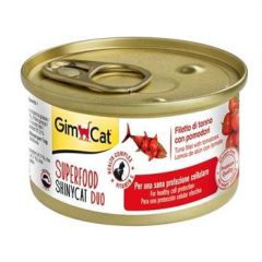 Gimcat Shinycat Fileto Tuna Balıklı Domatesli Kedi Konservesi 70 Gr