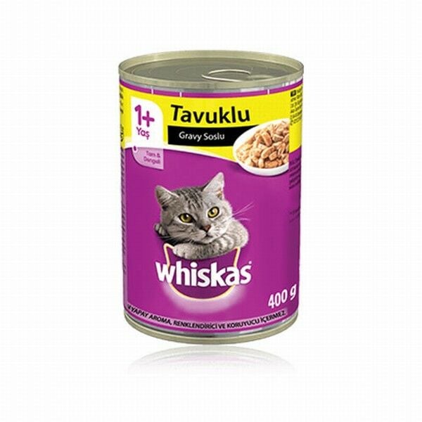 Whiskas Gravy Soslu Tavuklu Yetişkin Kedi Konservesi 400 Gr