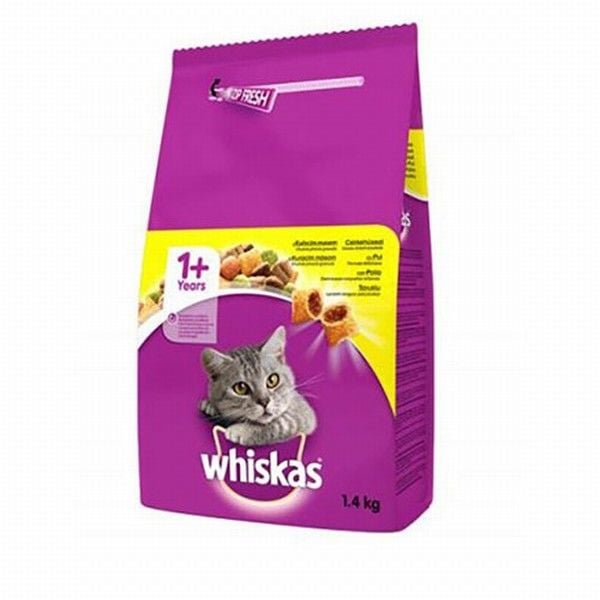 Whiskas Tavuklu ve Sebzeli Yetişkin Kedi Maması 1,4 Kg