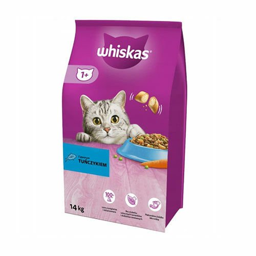 Whiskas Ton Balıklı ve Sebzeli Yetişkin Kedi Maması 14 Kg