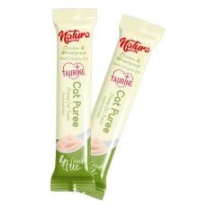 Natura Kedi Püre Kremli Tavuk Buğday Çimi 5 x 12 Gr