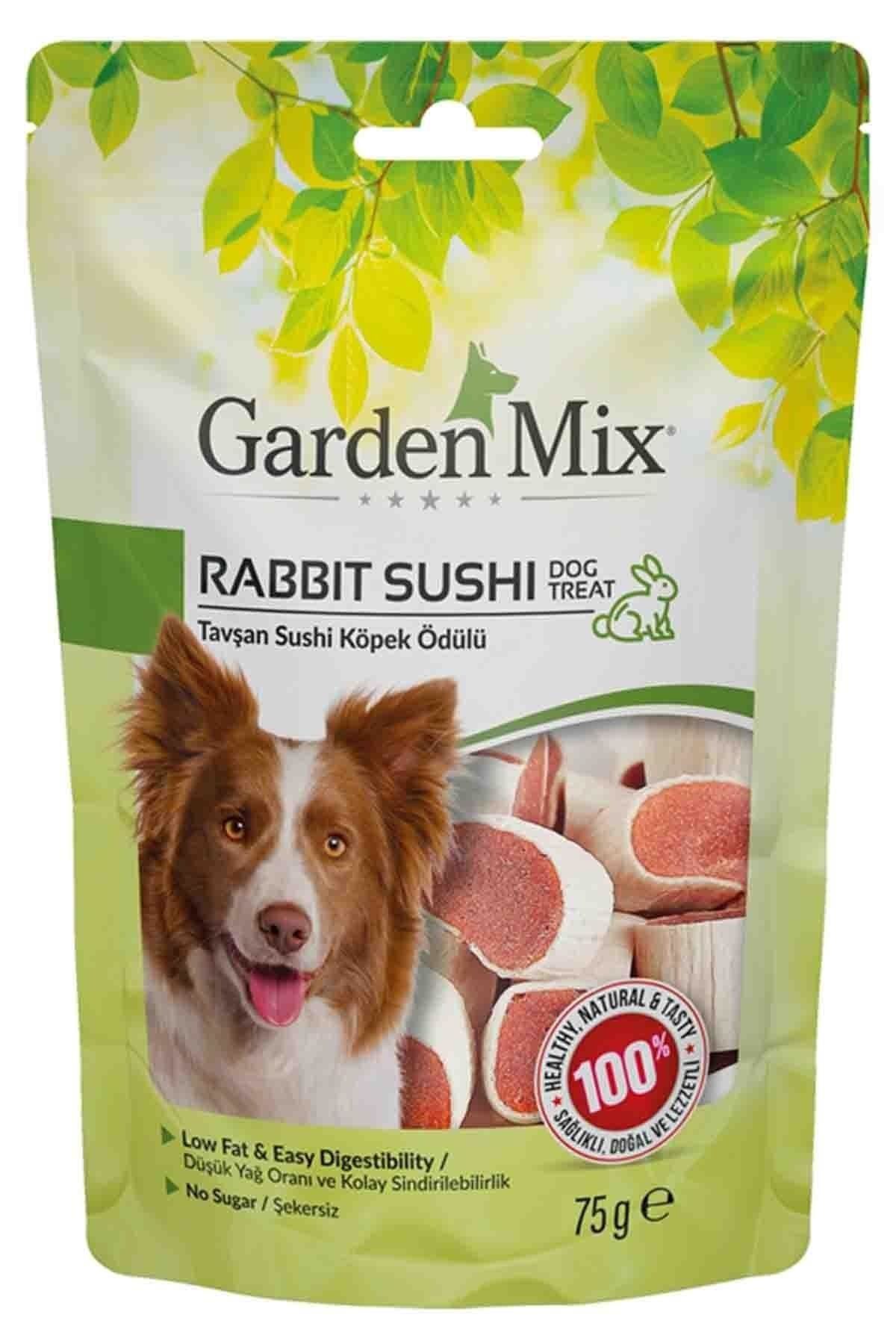 Garden Mix Rabbit Sushi Tavşan Sushi Köpek Ödülü 75 Gr